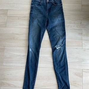 J brand dark blue skinny jeans